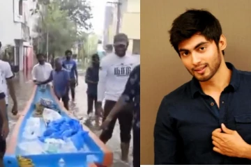 சென்னை மழை வெள்ளம்....!! வீடு வீடாக சென்று உதவிய தர்ஷன்..!! ரியல் ஹீரோவான moment!!