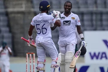 இலங்கை 500! கடைசி வரை களத்தில் நின்ற மேத்யூஸ்..தடுமாறும் வங்கதேசம்