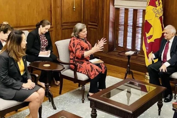 ஜனாதிபதியை சந்தித்தார் விக்டோரியா நூலண்ட்