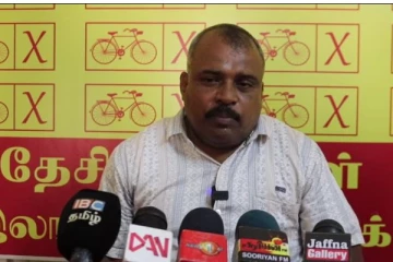 தமிழ் மக்களை வாக்கு சாவடிக்கு இழுத்து செல்ல பொது வேட்பாளர் நாடகம் : கஜேந்திரன் காட்டம்