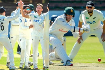 ஜிம்பாப்பேவுக்கு அதிர்ச்சி கொடுத்த ஹென்றி! அடுத்தடுத்து சரிந்த விக்கெட்டுகள்..போராடும் கேப்டன்