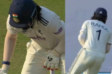 படாத இடத்தில் பட்ட பந்து.,வலியால் துடித்த கே.எல்.ராகுல்