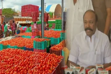 அதிகரிக்கும் தக்காளி விலை , இனி ரேஷன் கடைகளில் காய்கறிகள் : அமைச்சர் பெரிய கருப்பன்