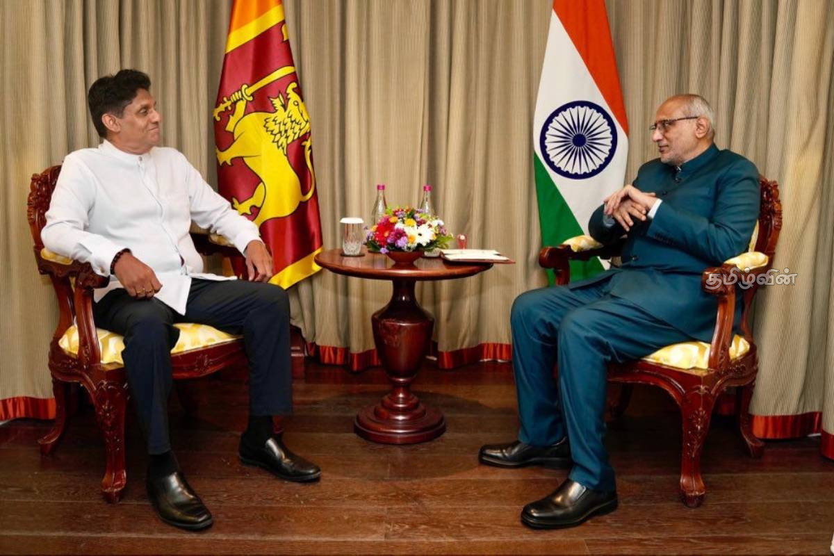 எதிர்க்கட்சித் தலைவரை சந்தித்த இந்திய உப ஜனாதிபதி | Meeting Held With Sajith Premadasa Ratha Krishnan