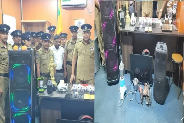 கிளிநொச்சியில் பெறுமதிமிக்க பொருட்களை திருடிய இளம் கணவன் மனைவி கைது