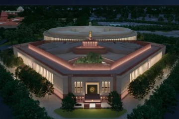 புதிய நாடாளுமன்ற கட்டிடங்களின் அசத்தல் ஃபோட்டோஸ் வெளியீடு!