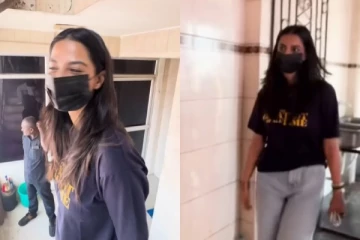 மாஸ்க் உடன் ரகசியமாக GOAT படம் பார்க்க சென்ற ஹீரோயின் மீனாட்சி சவுத்ரி! வீடியோ இதோ