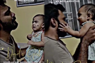 தந்தைக்கு தேவதையாக மாறிய மகள்! கொடுத்த ரியாக்ஷனைப் பாருங்க