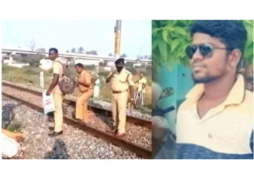 போலீஸ் அடித்ததால் ரயில் முன் பாய்ந்து இளைஞர் தற்கொலை - வேலூரில் பரபரப்பு சம்பவம்