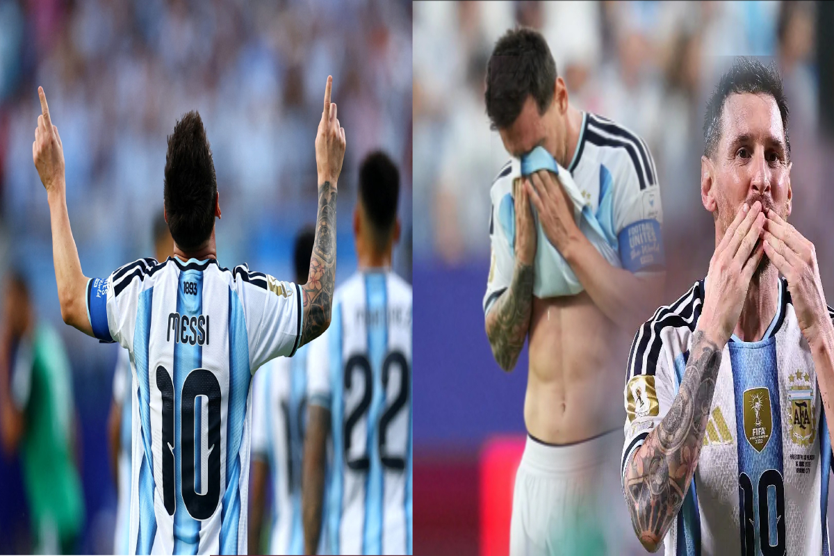 மைதானத்தில் கண்ணீர் சிந்திய லியோனல் மெஸ்ஸி; காரணம் இதுவா! | Lionel Messi Shed Tears On The Field Fifa 2026 மைதானத்தில் கண்ணீர் சிந்திய லியோனல் மெஸ்ஸி; காரணம் இதுவா! | Lionel Messi Shed Tears On The Field Fifa 2026