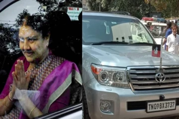 மருத்துவமனையில் இருந்து டிஸ்சார்ஜ் செய்யப்பட்டார் சசிகலா! அதிமுக கொடி கட்டப்பட்டிருந்த காரில் கிளம்பியதால் பரபரப்பு