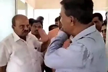 கல்லூரி முதல்வருக்கு பளார் விட்ட MLA : ஆய்வுக்கு சென்ற போது அத்துமீறல்