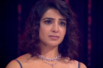 திடீரென கண்கலங்கி அழுத நடிகை சமந்தா.. காரணம் இவர் தானா.. வீடியோ இதோ