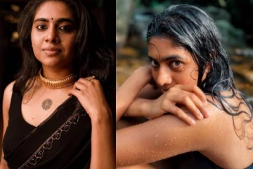 அருவியில் என்ஜாய் பண்ணும் நடிகை நிமிஷா சஜயனின் லேட்டஸ்ட் கிளிக்ஸ்..