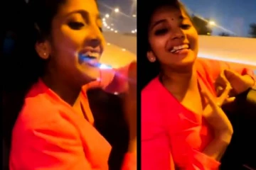 ட்ரெண்டிங் பாடலுக்கு காரில் கிளாமர் டான்ஸ் ஆடிய இளம் பெண்! லீக்கான வீடியோ காட்சி