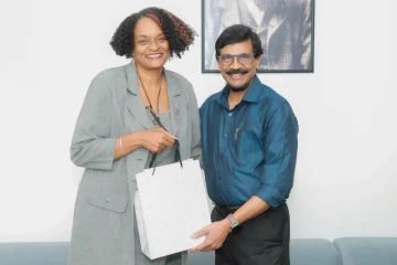 கியூபாவுக்கான புதிய தூதுவர் டில்வின் சில்வாவை சந்தித்து கலந்துரையாடல்