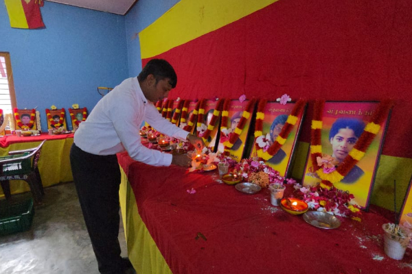 நல்லூரில் திறக்கப்பட்ட மாவீரர்களின் பெயர் பொறிக்கப்பட்ட கல்வெட்டு | Maaveerar Naal 2025 In Jaffna