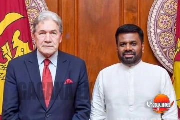 ජනපති හා නවසීලන්ත නියෝජ්‍ය අගමැති අතර හමුවක්