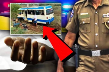 வீதியை விட்டு கவிழ்ந்து விபத்துக்குள்ளான பேருந்து - ஒருவர் பலி: சாரதி அதிரடியாக கைது