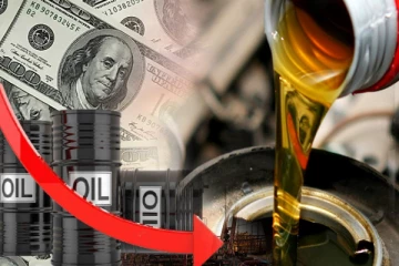 உலக சந்தையில் கச்சா எண்ணெய் விலை வீழ்ச்சி