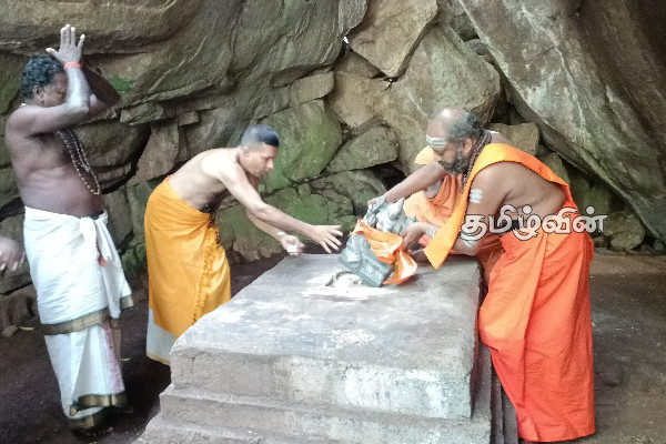 வெடுக்குநாறி மலையில் சிலை வைக்க மீண்டும் தடை ஏற்படுத்திய பொலிஸார்(Photos) | Department Blocked The Installation Of The Statue
