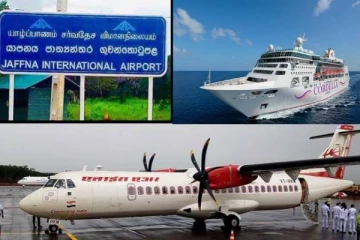 சென்னை – யாழ்ப்பாண விமான, படகு சேவை தொடர்பில் மகிழ்ச்சி தகவல்!