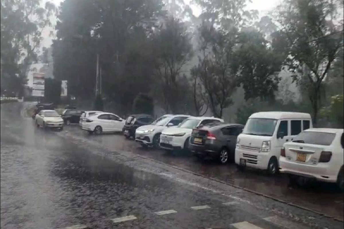 நுவரெலியாவில் திடீரென பலத்த இடியுடன் கூடிய மழை; மக்கள் மகிழ்ச்சி | Heavy Thunder Showers Rains Nuwara Eliya