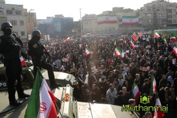 ஈரான் அரசாங்கத்திற்கு எதிராக நடைபெற்றும் போராட்டம்! அதிகரிக்கும் பலி எண்ணிக்கை...