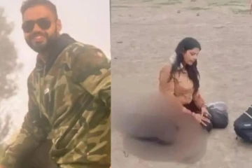 காஷ்மீர் தாக்குதலில் திருமணமாகி ஒரே வாரத்தில் கணவனை பறிகொடுத்த பெண்; மனதை உலுக்கும் புகைப்படம்