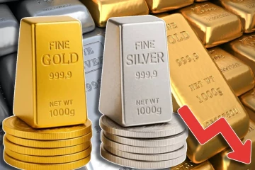 உலக சந்தையில் தங்கம் மற்றும் வெள்ளி விலையில் திடீர் வீழ்ச்சி