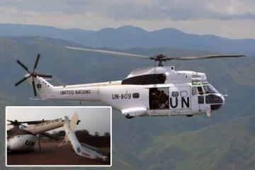 ஐநா உலக உணவு திட்ட அமைப்பின் ஹெலிகாப்டர் கீழே விழுந்து விபத்து: 3 பேர் வரை காயம்!