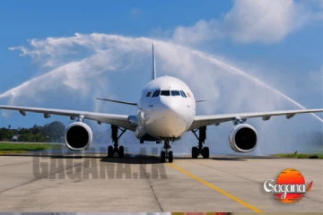 අපේ අලුත් ගුවන් යානය ගිය මංගල ගමන