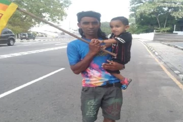 காலிமுகத்திடலை நோக்கிய  ஓட்டக்காரரின் நடைபயணம் வெற்றி!