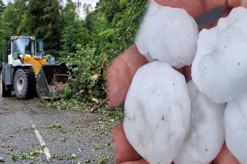 ஜேர்மனியில் புயல், ஆலங்கட்டி மழை... போக்குவரத்து கடுமையாக பாதிப்பு