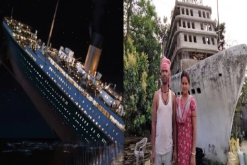 அப்படியே கப்பல் வடிவில் கனவு இல்லம் - மிரள வைக்கும் விவசாயின் முயற்சி!