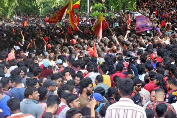 rcb post after bengaluru stampede ipl final