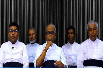 அருட்தந்தை ஜீவந்த பீரிஸிற்கு ஆதரவாக யாழ்.மறைமாவட்ட அருட்தந்தையர்கள்..!