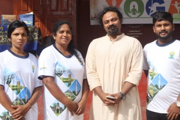புதுக்குடியிருப்பு மத்திய கல்லூரியில் 1600 மாணவர்கள் பங்கேற்ற சர்வதேச யோகா தினம்