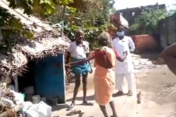 ஆக்ரோஷமாக சாமி வந்து ஆடிய பெண்....பதறி ஓடி செவிலியரின் பரிதாப நிலை