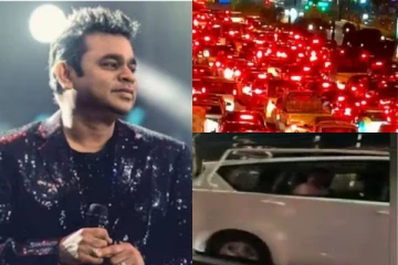 ஏ.ஆர். ரகுமான் நிகழ்ச்சி..போக்குவரத்து நெரிசலில் சிக்கி தவித்து முதல்வரின் வாகனம்
