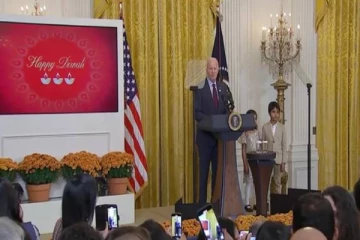 அமெரிக்காவின் வெள்ளை மாளிகையில் சிறப்பாக இடம்பெற்ற தீபாவளி கொண்டாட்டம்!