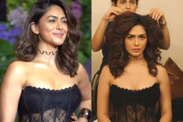 Black Bodycon Dress! டிரான்ஸ்பெரண்ட் ஆடையில் நடிகை மிருணாள் தாகூரின் புகைப்படங்கள்..