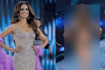 பிகினி உடையில் மேடையில் பிரபல மாடல் - வெடிக்கும் சர்ச்சை!