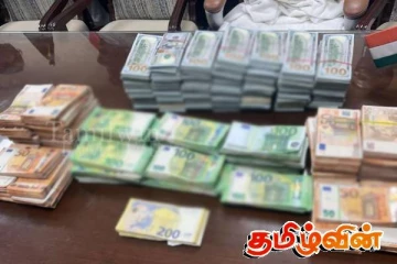 சட்டவிரோதமாக எடுத்துச் செல்லப்பட்ட பெருந்தொகையான வெளிநாட்டு நாணயம் பறிமுதல்
