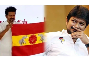 த.வெ.க கொடியை அறிமுகப்படுத்திய விஜய் - அமைச்சர் உதயநிதி கொடுத்த ரிப்ளை!