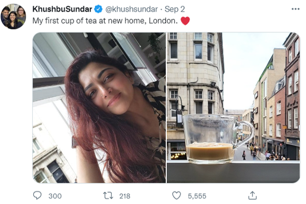 என்னது குஷ்பூ லண்டனில் இவ்ளோ பெரிய வீட்டுக்கு சொந்தக்காரியா? | Khushbu Sundar Has A New House In London