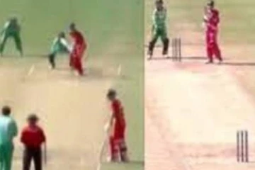 உலகக்கோப்பை கிரிக்கெட் போட்டியின் போது திடீரென ஏற்பட்ட பூகம்பத்தால் குலுங்கிய மைதானம்! அதிர்ச்சி வீடியோ