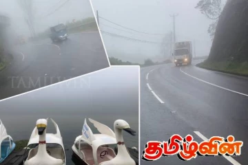 சீரற்ற காலநிலையால் நுவரெலியாவில் பனிமூட்டமான காலநிலை! அவதியில் மக்கள்