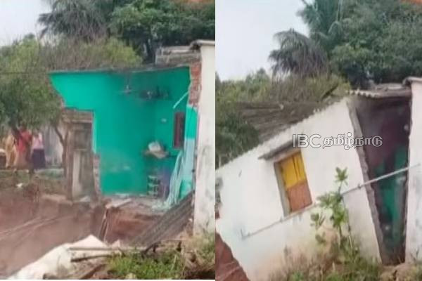 6 houses collapsed - public panic