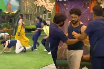 பிக்பாஸ் டாஸ்கில் கீழே விழுந்த விஷ்னு... தள்ளிவிட்டது யார்?